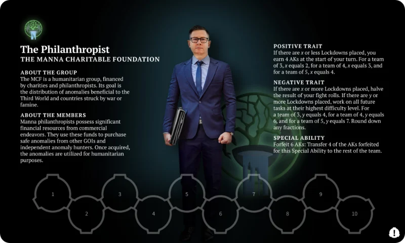 Character - The Philantrophist